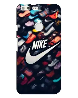 Чохол для Google Pixel XL з картинкою «Колекція кросівок Nike»