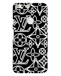 Чохол для Google Pixel XL з картинкою «Чорно-білий візерунок LV»