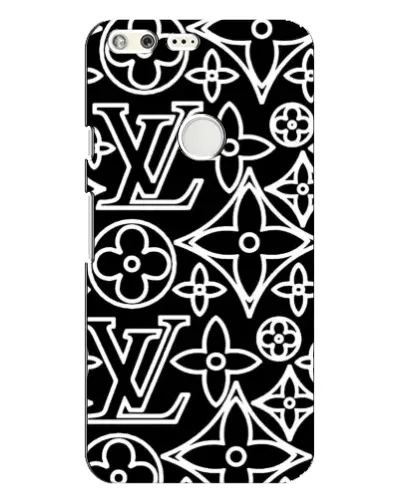 Чохол для Google Pixel XL з картинкою «Чорно-білий візерунок LV»