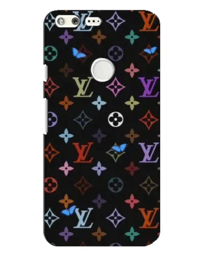 Чохол для Google Pixel XL з картинкою «Кольорова монограма LV»