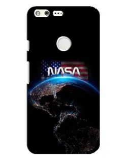 Чехол для Google Pixel XL с картинкой «Земля из космоса NASA»