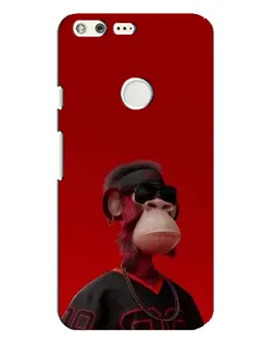 Чохол для Google Pixel XL з картинкою «Bored Ape в червоному»
