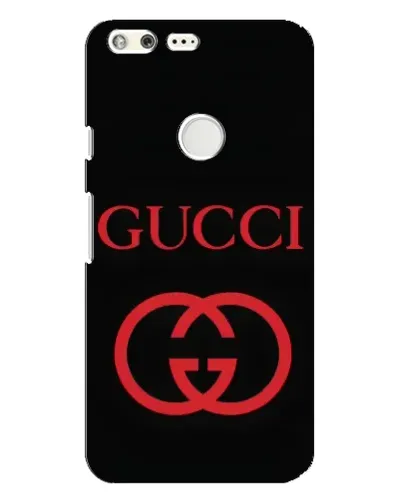 Чехол для Google Pixel XL с картинкой «Gucci — красный логотип»