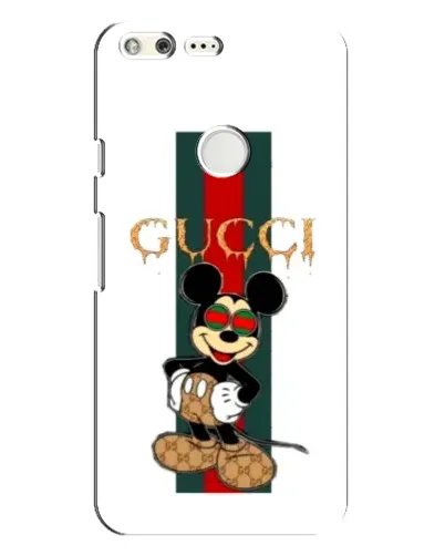 Чехол для Google Pixel XL с картинкой «Микки Маус Gucci — полосы»