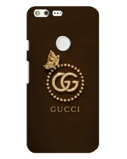 Чехол для Google Pixel XL с картинкой «Gucci — золотая бабочка»