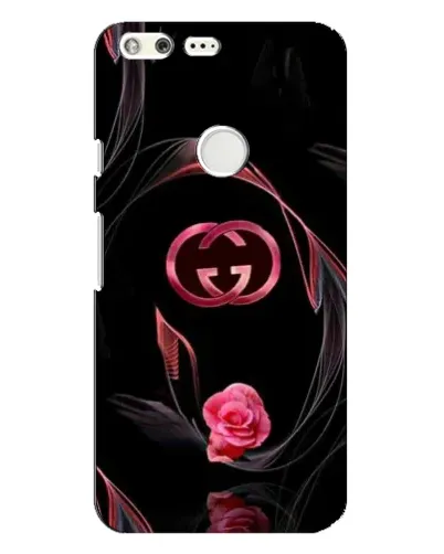 Чехол для Google Pixel XL с картинкой «Gucci — неоновая роза»