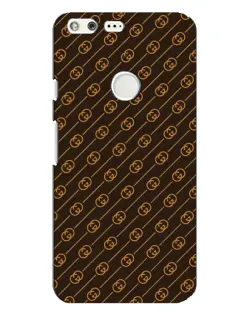 Чехол для Google Pixel XL с картинкой «Gucci — золотые диагонали»