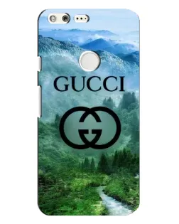 Чехол для Google Pixel XL с картинкой «Gucci — горный пейзаж»