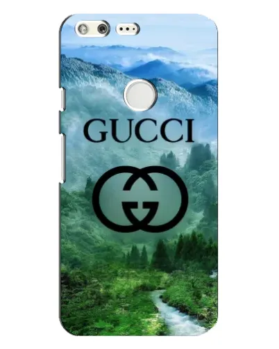 Чехол для Google Pixel XL с картинкой «Gucci — горный пейзаж»