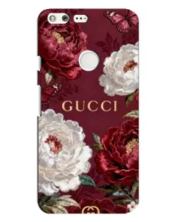 Чохол для Google Pixel XL з картинкою «Gucci — бордові троянди»