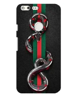 Чохол для Google Pixel XL з картинкою «Gucci — змія на смузі»