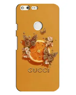 Чохол для Google Pixel XL з картинкою «Gucci — золоті метелики»