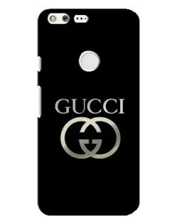 Чохол для Google Pixel XL з картинкою «Gucci — золото на чорному»