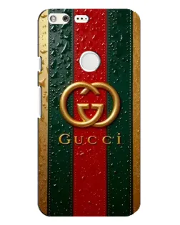 Чохол для Google Pixel XL з картинкою «Gucci — фірмова смуга та золото»
