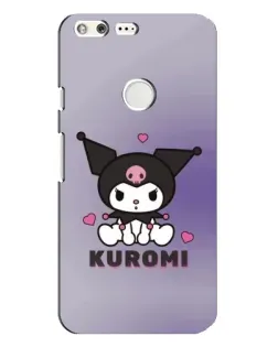 Чохол для Google Pixel XL з картинкою «Kuromi — фіолетовий арт»
