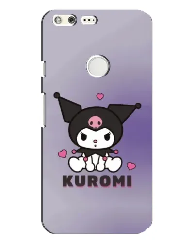 Чохол для Google Pixel XL з картинкою «Kuromi — фіолетовий арт»