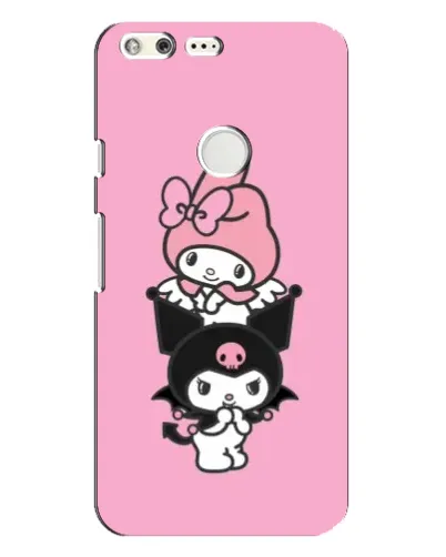 Чохол для Google Pixel XL з картинкою «Тріо My Melody та Kuromi»