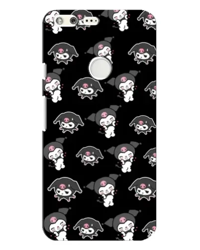 Чохол для Google Pixel XL з картинкою «Чорний паттерн Kuromi»