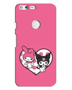Чохол для Google Pixel XL з картинкою «Kuromi та My Melody»