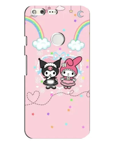 Чохол для Google Pixel XL з картинкою «My Melody та Kuromi»