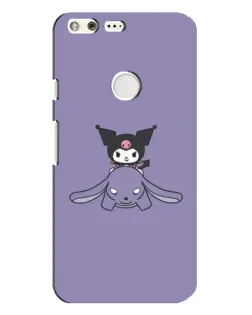 Чохол для Google Pixel XL з картинкою «Kuromi на ліловому фоні»