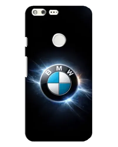 Чохол для Google Pixel XL з картинкою «BMW — неонове сяйво»
