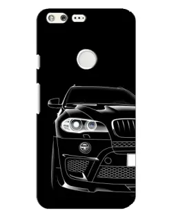 Чохол для Google Pixel XL з картинкою «Темний силует BMW»