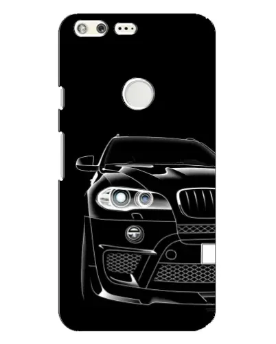 Чохол для Google Pixel XL з картинкою «Темний силует BMW»