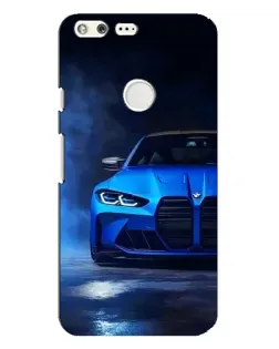 Чохол для Google Pixel XL з картинкою «Блакитна BMW M4»
