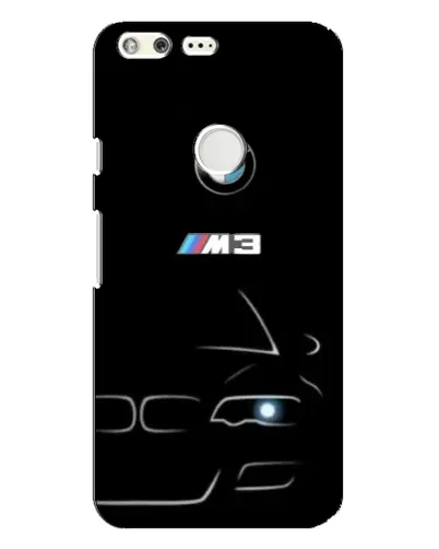 Чохол для Google Pixel XL з картинкою «Мінімалістичний принт BMW M3»