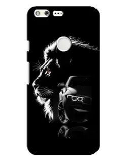Чохол для Google Pixel XL з картинкою «BMW та лев»