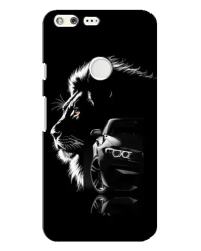 Чохол для Google Pixel XL з картинкою «BMW та лев»