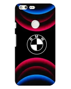 Чохол для Google Pixel XL з картинкою «Логотип BMW та неонові дуги»