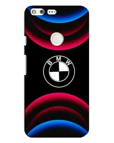 Чохол для Google Pixel XL з картинкою «Логотип BMW та неонові дуги»