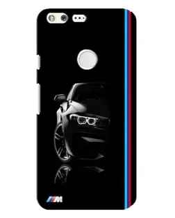 Чохол для Google Pixel XL з картинкою «Силует BMW в темряві»