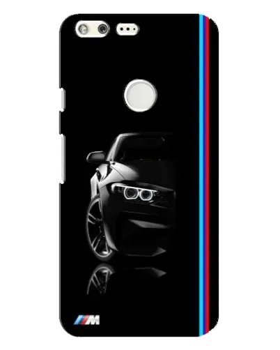 Чохол для Google Pixel XL з картинкою «Силует BMW в темряві»