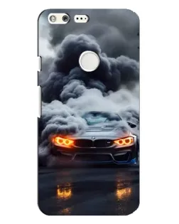 Чохол для Google Pixel XL з картинкою «BMW у диму»