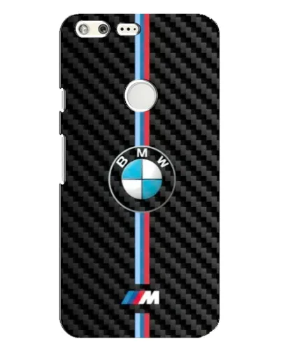 Чохол для Google Pixel XL з картинкою «Емблема BMW та карбон»