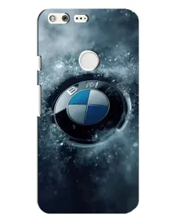 Чехол для Google Pixel XL с картинкой «Логотип BMW — лед»