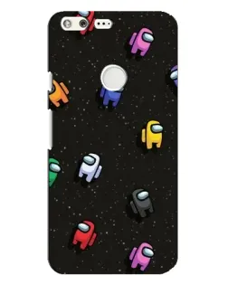 Чохол для Google Pixel XL з картинкою «Космічний патерн Among Us»