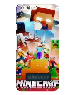 Чохол для Google Pixel XL з картинкою «Minecraft герої гри»