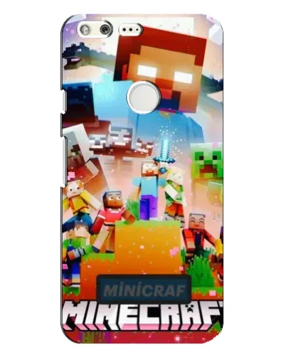 Чохол для Google Pixel XL з картинкою «Minecraft герої гри»