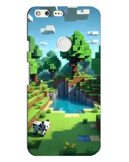 Чохол для Google Pixel XL з картинкою «Minecraft літній день»