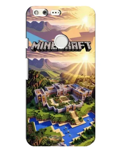 Чохол для Google Pixel XL з картинкою «Minecraft панорама»