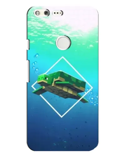 Чохол для Google Pixel XL з картинкою «Черепаха Minecraft»