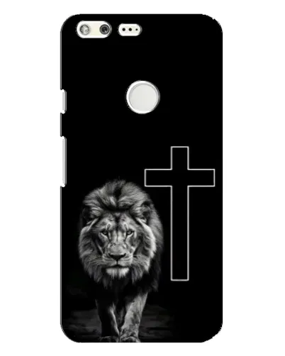 Чохол для Google Pixel XL з картинкою «Лев та Хрест»