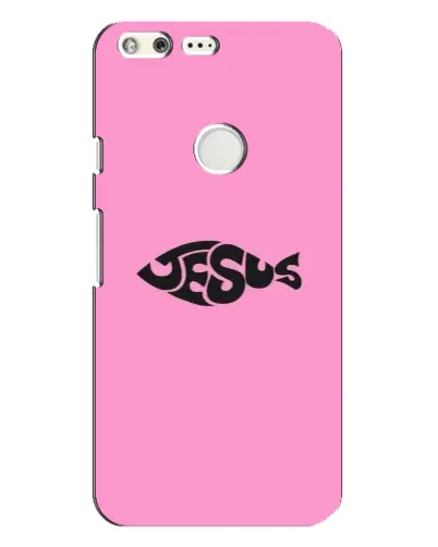 Чохол для Google Pixel XL з картинкою «Рожевий символ Jesus»