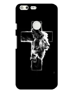 Чехол для Google Pixel XL с картинкой «Сияющий крест Jesus»