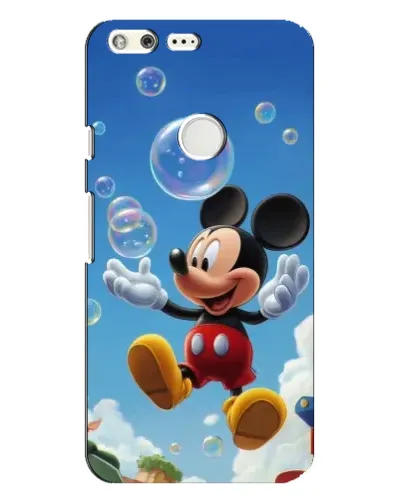 Чохол для Google Pixel XL з картинкою «Mickey та мильні бульбашки»