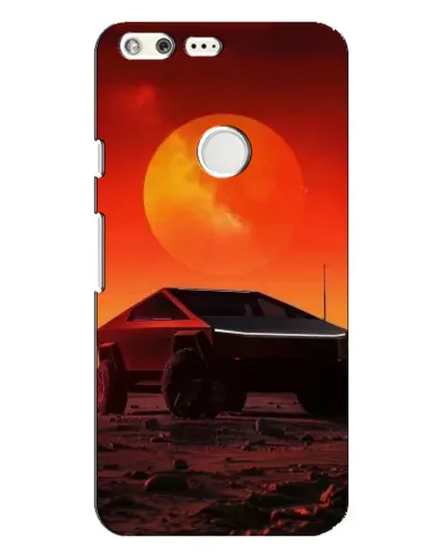 Чохол для Google Pixel XL з картинкою «Cybertruck на Марсі»